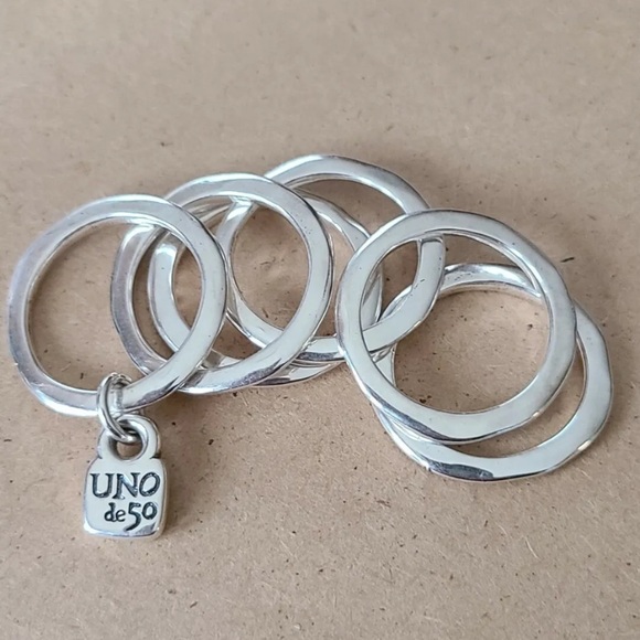 Unode50 Ring - PRISONER - Silver plated - Various sizes - Picture 3 of 11